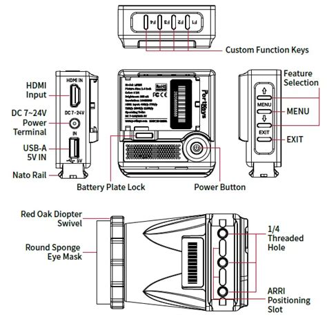 PORT KEYS LEYEii Portable 4K HDMI 2.4" LCD Electronic Viewfinder User Manual