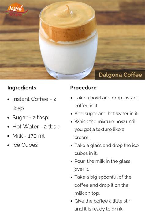 How to Make Dalgona Coffee - Tasted Recipes