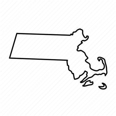 Massachusetts State Map Png