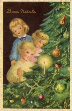 vintage italian christmas cards - Google Search | Vintage christmas cards, Christmas postcard ...