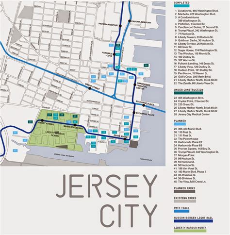 Jersey City Map - Free Printable Maps