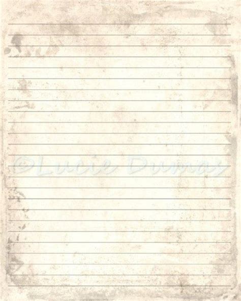 Digital Printable Journal Page Antique Background Stationary | Etsy in ...