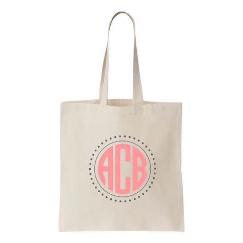 Personalized Canvas Tote Bag with Monogram | Personalized Wedding ...