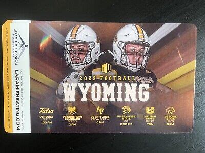 2023 WYOMING COWBOYS Football schedule magnet $2.68 - PicClick CA