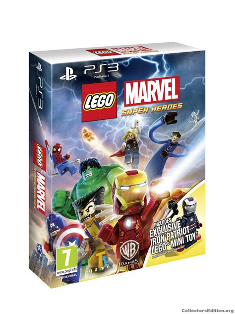 CollectorsEdition.org » LEGO Marvel Super Heroes (Iron Patriot Minifigure Edition) (PS3) [2]