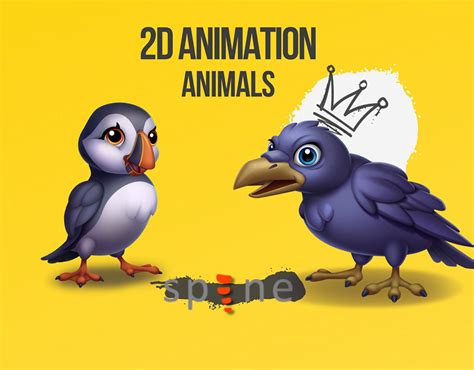 2D animations animals with Spine :: Behance