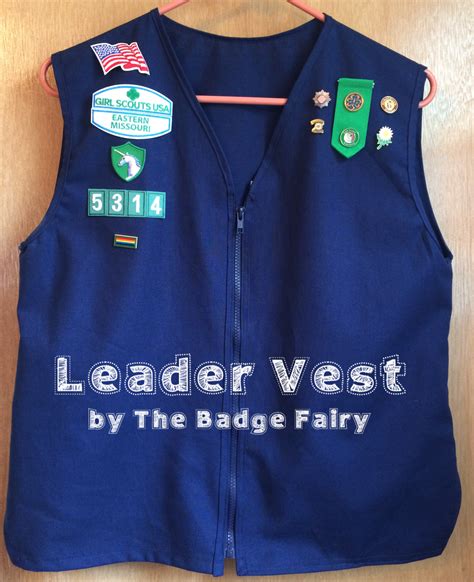 Get unofficially official with this GS Leader Vest, with POCKET! and ...