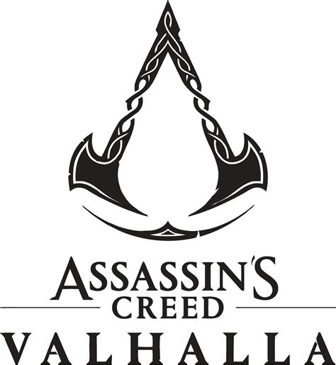 Assassin's Creed Valhalla logo black transparent PNG - StickPNG