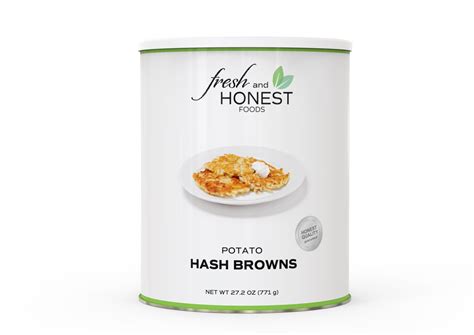 Fresh and Honest Foods Dehydrated Potato Hash Browns 22.4 OZ #10 Can ...