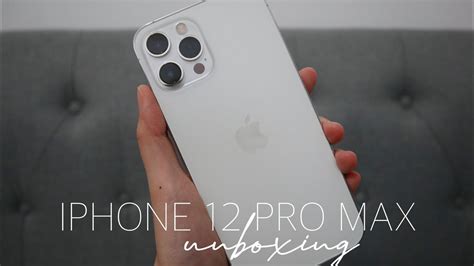 Iphone 12 Pro Max Unboxing | Silver - YouTube