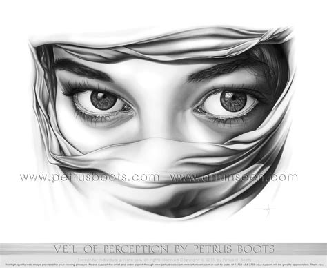 Veil of Perception by Petrus Boots ~ Original Pencil Drawing & Print ~ Art Unseen ~ Store