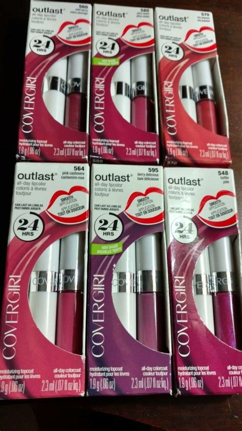 COVERGIRL OutLast All Day Lip Color(can last as long as 24 hours)Assorted shades | Covergirl ...