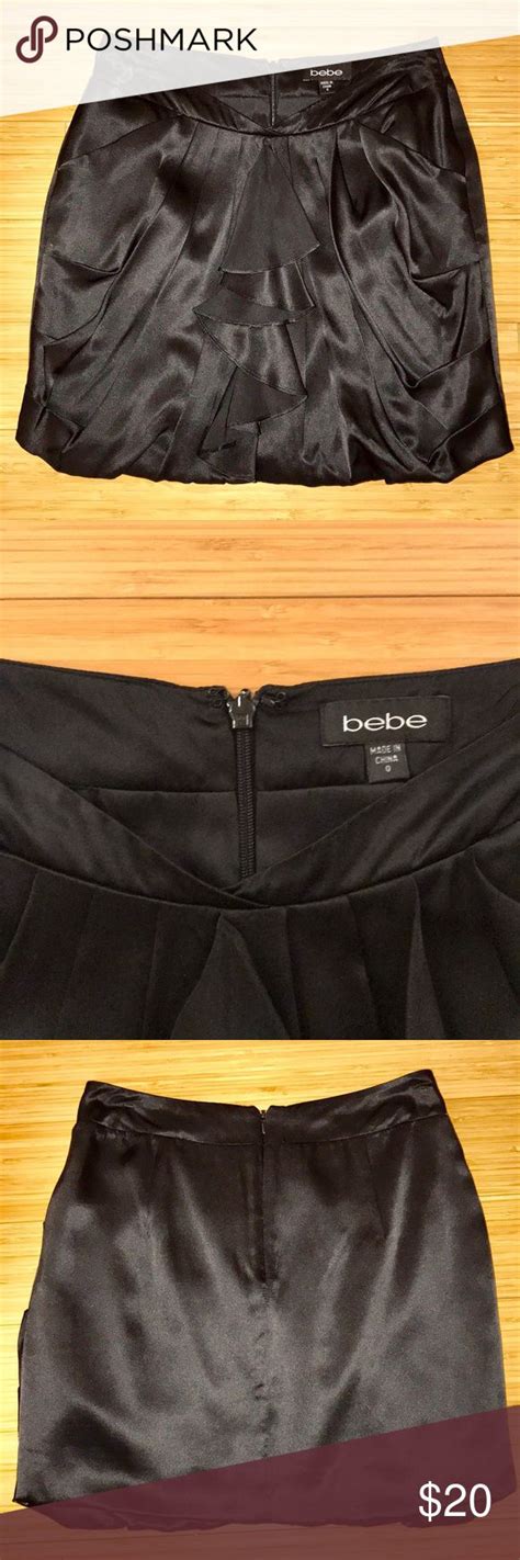 100% Silk BEBE skirt 100% Silk skirt - Bebe brand. 15” length bebe Skirts Mini | Bebe, Women ...