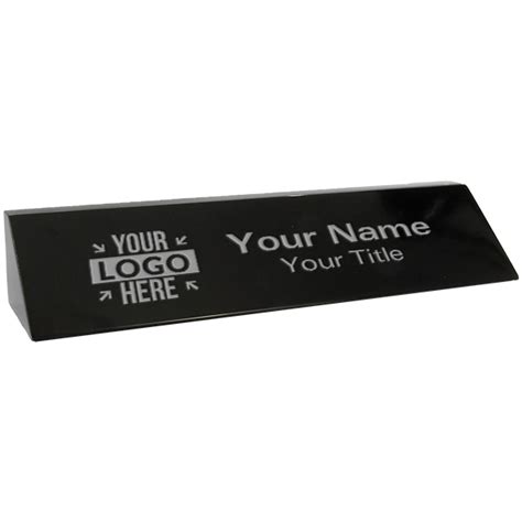 Natural Engraved Marble Desk Name Plate | HC Brands