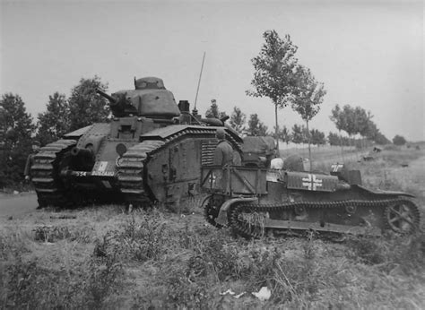 Char B1 bis Tank 534 named BUGEAUD of 28th BCC 3 | World War Photos