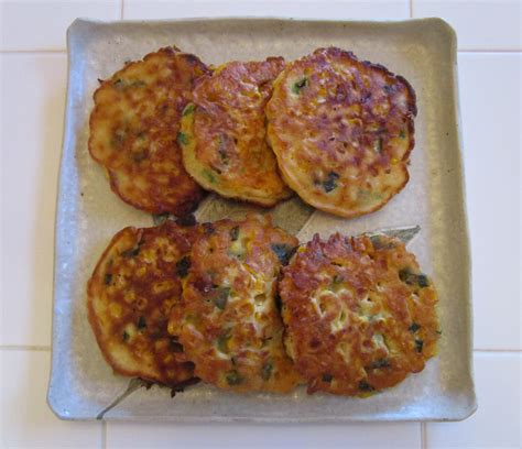 Fried Corn Cakes with Green Onion – The Chicken and the Egg: A Family ...