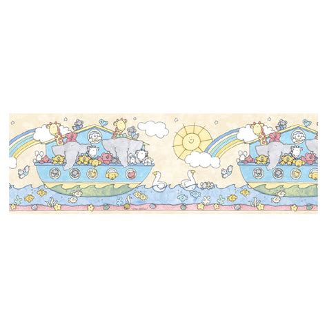 Norwall Noah's Ark Wallpaper Border at Lowes.com