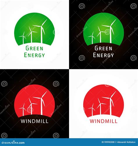 Green Energy Company Logotype. Stock Vector - Illustration of industry ...