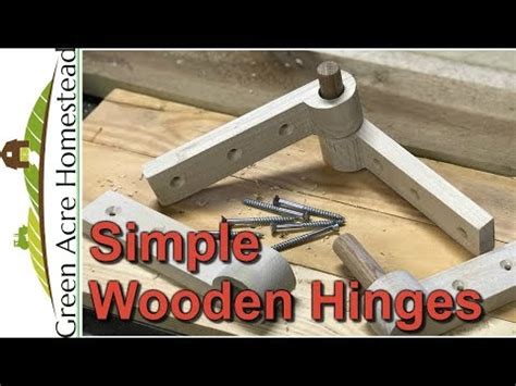 How to make some simple wooden hinges diy – Artofit