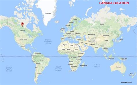 Waar ligt Canada? / Where is Canada Located in The World Map | Wzrost