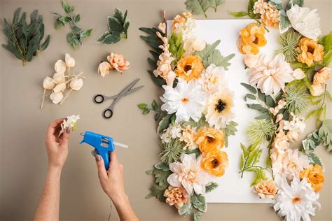 How to Make a DIY Flower Wall