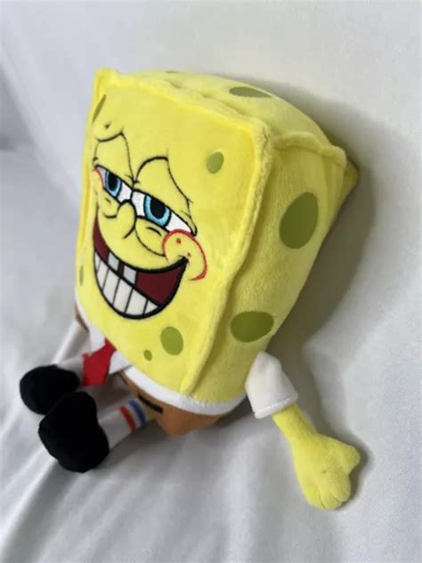 SPONGEBOB SQUAREPANTS PLUSH Farting Laughing Exsqueeze Me Talking Tested Works $19.95 - PicClick