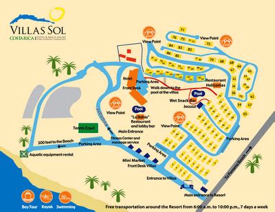 Map Layout Villas Sol Hotel