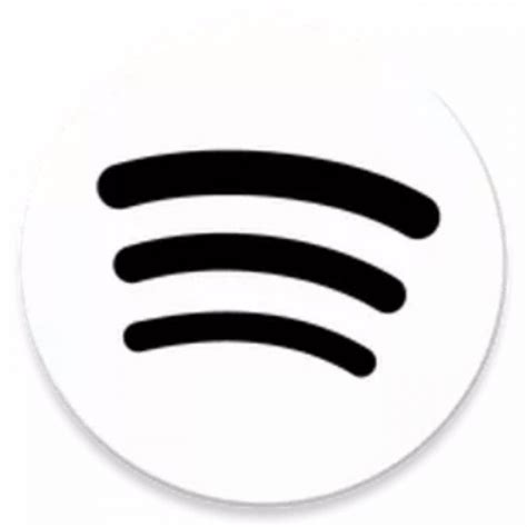 White Spotify Icon at Vectorified.com | Collection of White Spotify ...