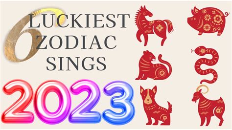 6 Most Luckiest Zodiac Signs In 2023 - PELAJARAN