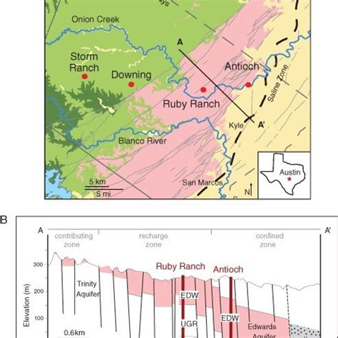 Edwards Aquifer Recharge Zone Map - Maps For You