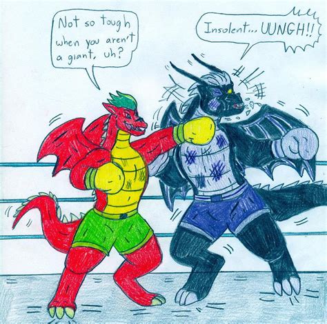 Boxing Jake Long vs Dark Dragon by Jose-Ramiro on DeviantArt