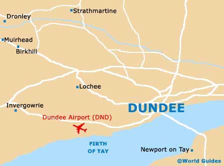 Maps of Dundee, University of Dundee: Map of Dundee University, Scotland, UK