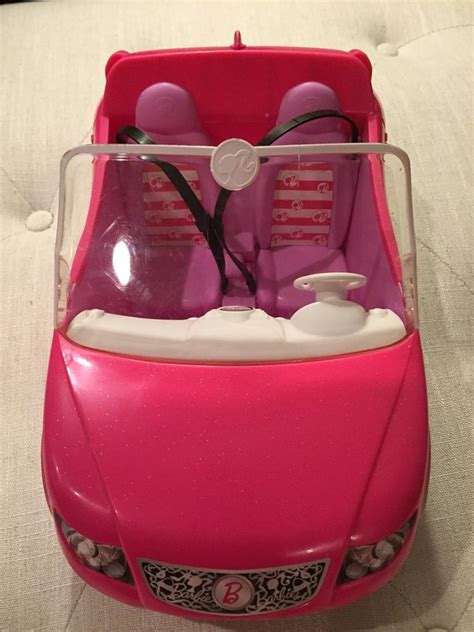 Remote Control Barbie Convertible Car Pink | #1792792242