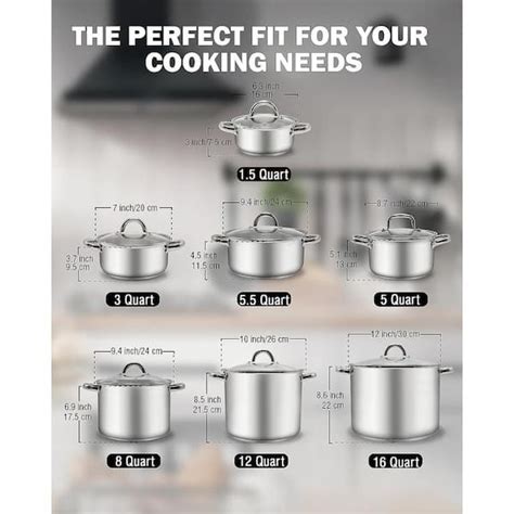 20 Quart Stock Pot Dimensions Quality Guaranteed | wcigco.netfirms.com