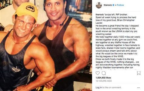 The Rock Says Goodbye to Brian Christopher With Heartfelt Message