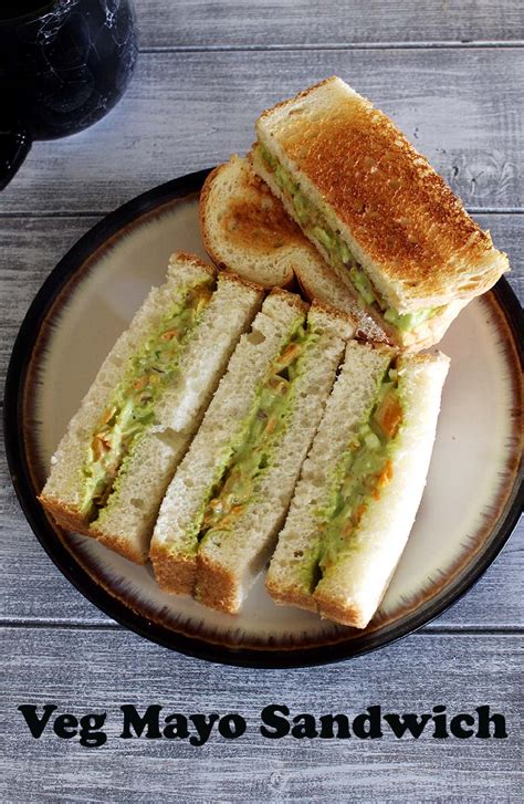 Veg Mayonnaise Sandwich - Spice Up The Curry