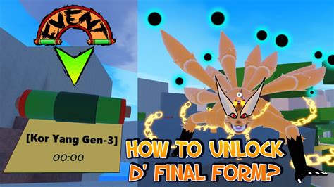 Rellgames Confirmed How To Unlock GEN-3 Tailed Beast Final Form...Shindo Life Update Roblox ...