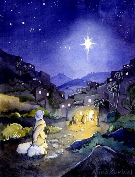 Bethlehem by Alina-Kurbiel on DeviantArt | Christmas watercolor ...