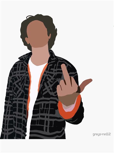 Carl Gallagher Sticker by greys-red12 | Carl gallagher, Carl shameless ...