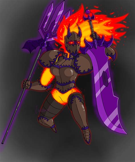 Molten Armor, took some liberties with the design and screw proper ...