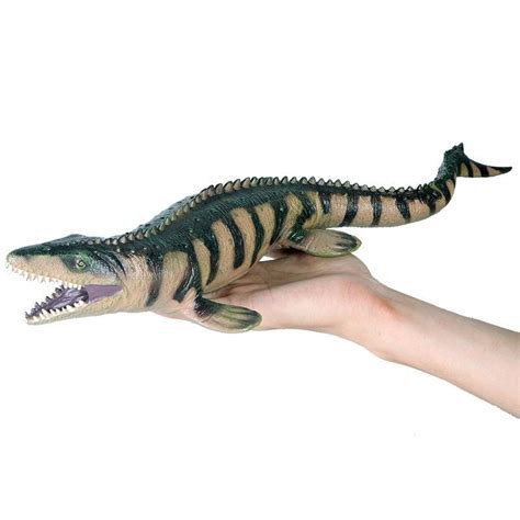 17‘’ Realistic Mosasaurus Dinosaur Soft Action Figure Model Toy Decor ...