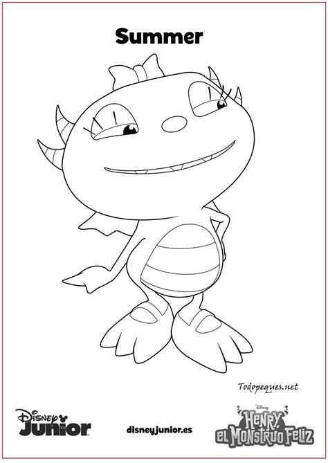 10 Best Henry Hugglemonster Coloring Pages