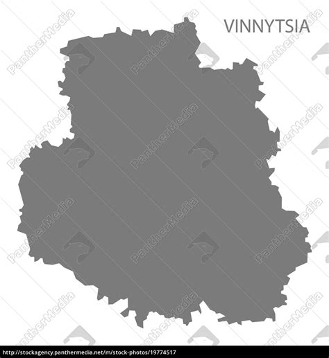 Vinnytsia Ukraine Map grey - Stock Photo #19774517 | PantherMedia Stock Agency