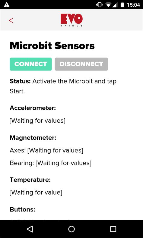 Microbit Sensors Example