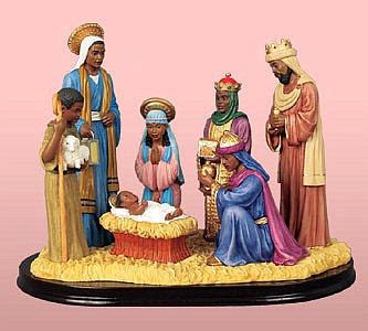 African American Nativity Scene by Ebony Treasures | The Black Art Depot