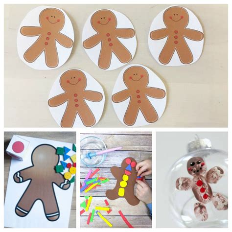 Gingerbread Baby Activities for Toddlers and Preschoolers