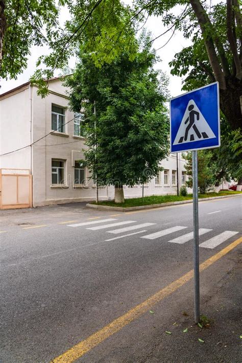 Pedestrian Crossing in the City Stock Photo - Image of roadside, cityscape: 255373770