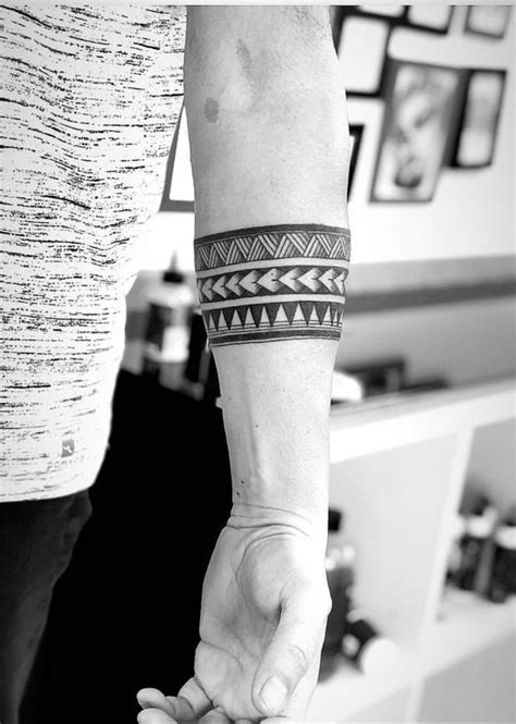 Polynesian bracelet – Brenda O. #maoritattoo - maori tattoos | Tatuagem bracelete masculino ...