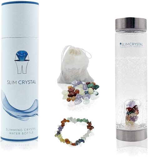 SLIMCRYSTAL Slimming Crystal Water Bottle With Slimming Bracelet ...