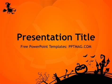 Free Halloween PowerPoint Template - PPTMAG